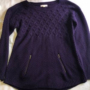 dark purple sweater